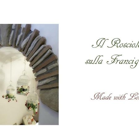 Il Rosciolo Sulla Francigena Apartment Формело Екстериор снимка